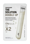 THEFACESHOP THE SOLUTION DOUBLE-UP BRIGHTENING FACE MASK(GZ)