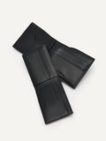 PEDRO Men Embossed Leather Bi-Fold Wallet