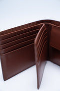 BONIA LEATHER TRIM VINYL FLAP CARD WALLET WITH COIN COMPARTMENT 081882-614-05
