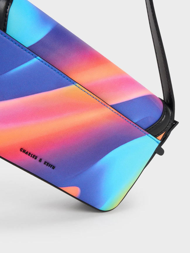 CHARLES & KEITH Cesia Holographic Crossbody Bag Holographic