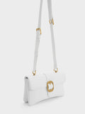 CHARLES & KEITH Eilith Buckled Bag WHITE
