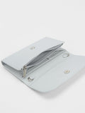CHARLES & KEITH Front Flap Long Wallet Light Grey