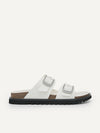 PEDRO Helix Slide Sandals - White