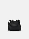 PEDRO Helix Leather Bucket Bag - Black