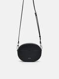 PEDRO Icon Round Leather Shoulder Bag - Black
