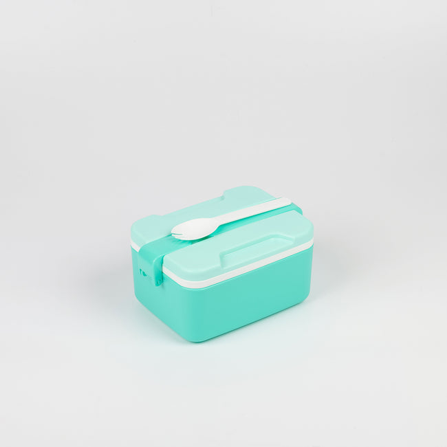 Rectangle Bento Box with Handle - Green