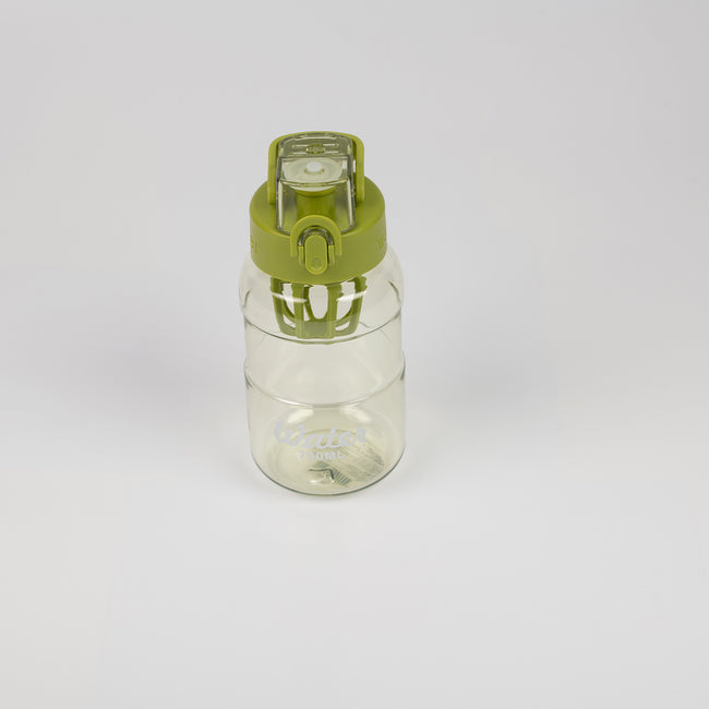 700ml Flip Cap Plastic Bottle - Green