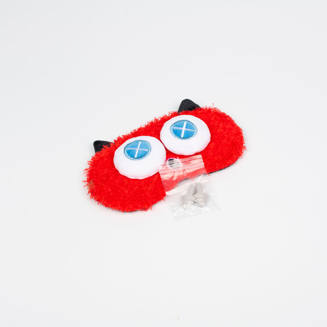 1NOM Sleeping Eye Mask - Demon - Red