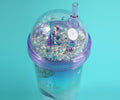 1NOM Double-layer Mermaid Tumbler with Fishtail Straw