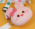 1NOM Cute Rabbit Cross-body Bag - Pink