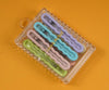 1NOM Boxed Colourful Hair Clip - 6 Pcs