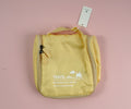 1NOM Memory Fabric Print Travel Toiletry Bag - Yellow