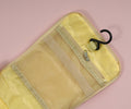 1NOM Memory Fabric Print Travel Toiletry Bag - Yellow