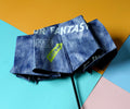 1NOM Jeans Style 5-folding Anti-UV Parasol