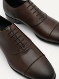 Pedro Altitude Lightweight Leather Oxford Shoes PM1-46380061 Dark Brown