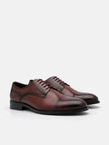 Pedro Leather Cap Toe Derby Shoes PM1-46600154 Brown