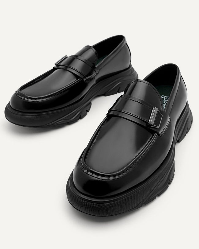 PEDRO Men Hybrix Leather Loafers – Khit Zay
