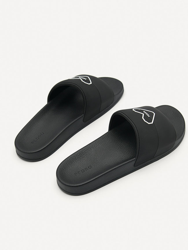 Pedro Eterna Slide Sandals PM1-85110422 Black