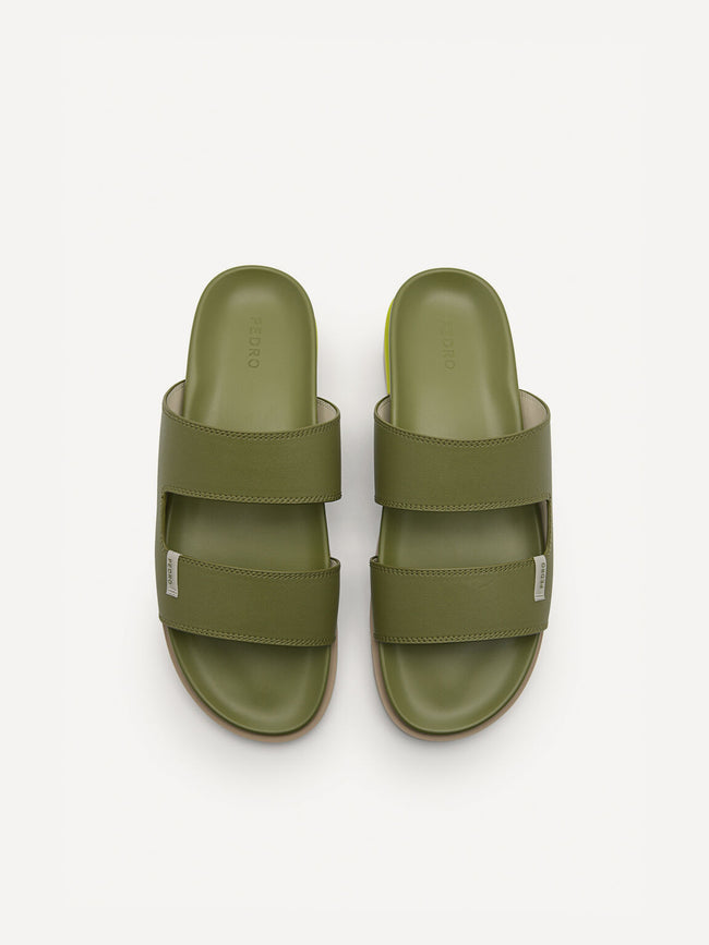 PEDRO MEN Owen Slide Sandals Military Green PM1-85110423