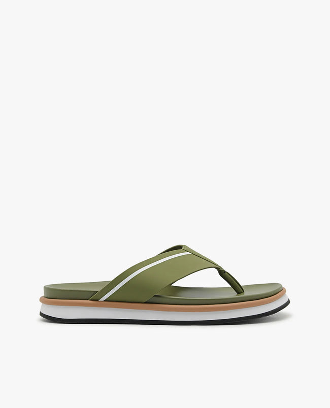 Pedro Tri-Tone Thong Sandals PM1-86380153 Military Green