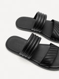 Pedro Men Band Slide Sandals PM1-86380156 Black