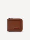 PEDRO Leather Bi-Fold Zip-Around Wallet with Coin Pouch