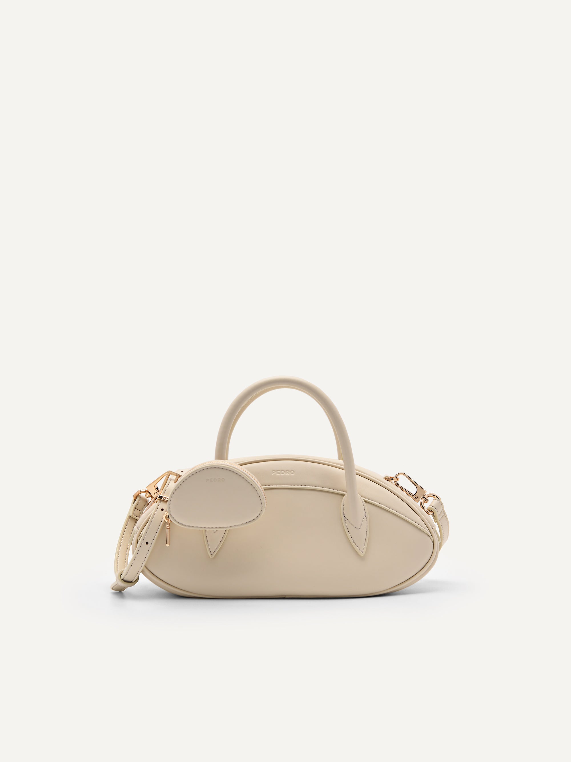 PEDRO Bianca Bowling Bag Beige Khit Zay