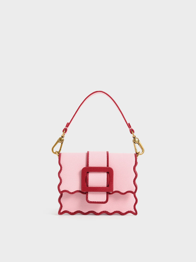 Waverly Scallop-Trim Mini Bag