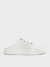 CHARLES & KEITH Panelled Slip-On Sneakers White