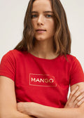 MANGO WOMEN T-Shirt Mangolog-H-70