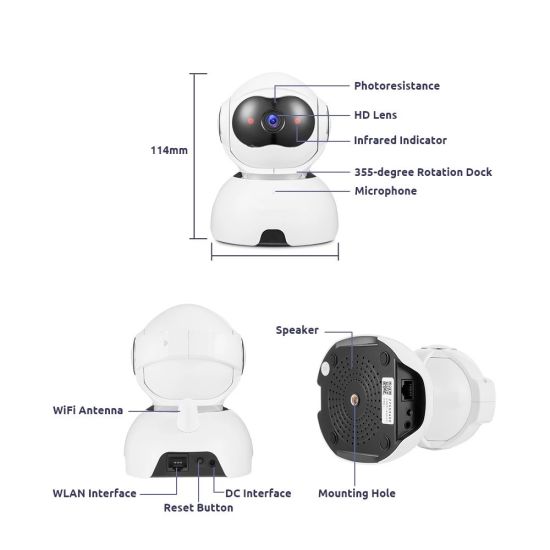 355 Degree Smart Security Camera