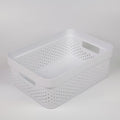 1NOM Dots Hollow Out Storage Basket - S - White