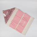1NOM 6-bag Leopard Print Fabric Hanging Organiser - Pink