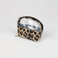 1 NOM Leopard Print Shell-shaped Cosmetic Bag
