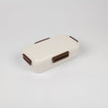 1 NOM Four-lock Bento Box - White