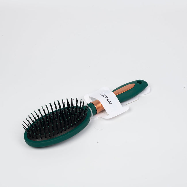 1 NOM Frosted Oval Air Cushion Hair Brush - Green