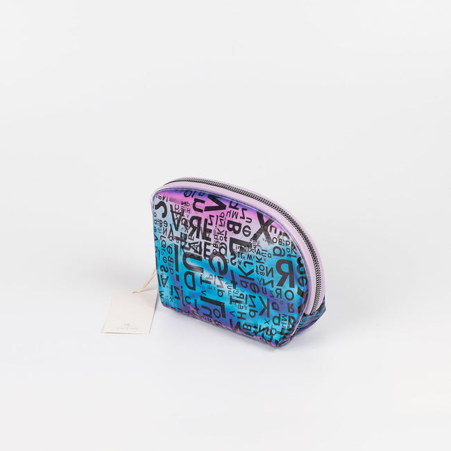 1NOM Lettered Shell Cosmetic Bag