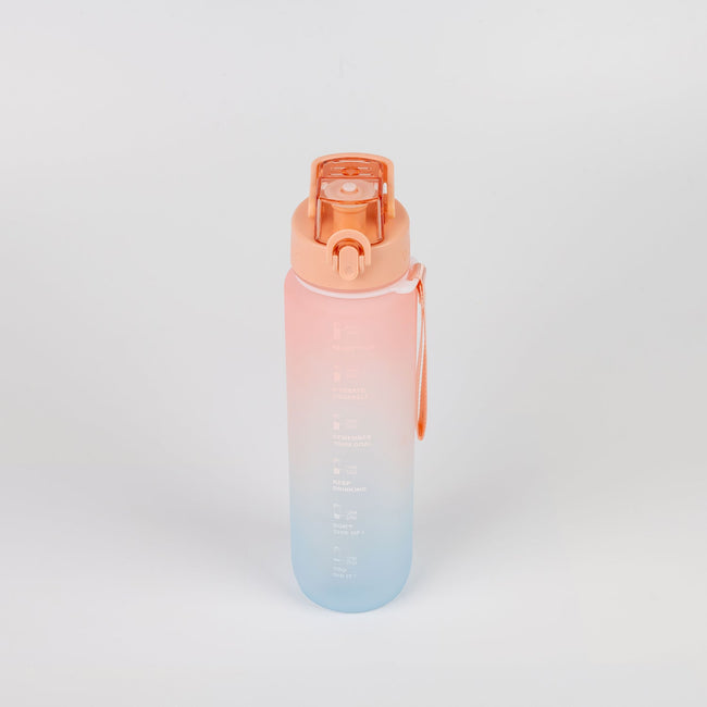 1NOM 1000ml Gradient Colour Plastic Bottle - Pink