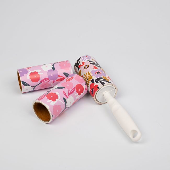 1NOM Lint Roller with 2 Refills - Pink