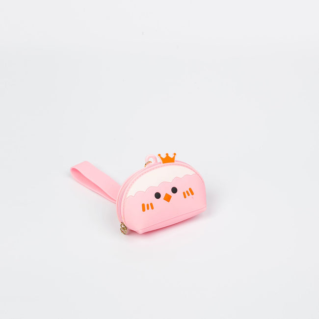 1NOM Duck Silicone Coin Purse - Pink