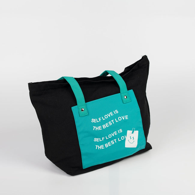 1 NOM Creative Tote Bag - Green