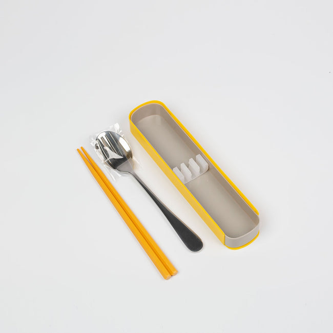 1 NOM 4-piece Cutlery Set - Yellow