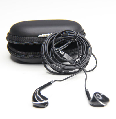 1NOM In-ear Earphones with Storage Box - Black