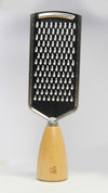 1 NOM Stainless Steel Grater With Wooden Handle