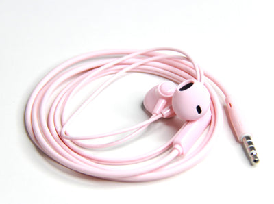 1NOM Color Flat Earphone Pink