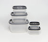 1NOM Tupperware 5-piece Set - Light Grey