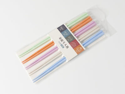 1NOM Sugar Color Recall Alloy Chopsticks (5 Pairs)