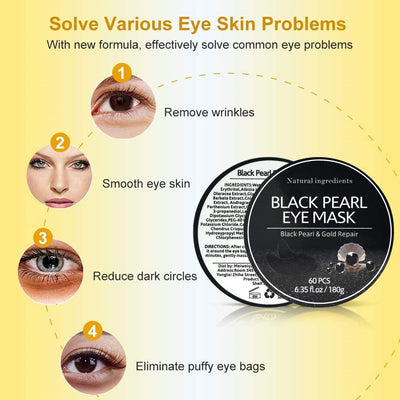 1NOM Black Pearl Firming Gel Eye Mask