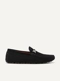 PEDRO MEN Suede Moccasins Black PM1-65980269