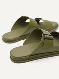 PEDRO Men Monochrome Double Strap Slide Sandals